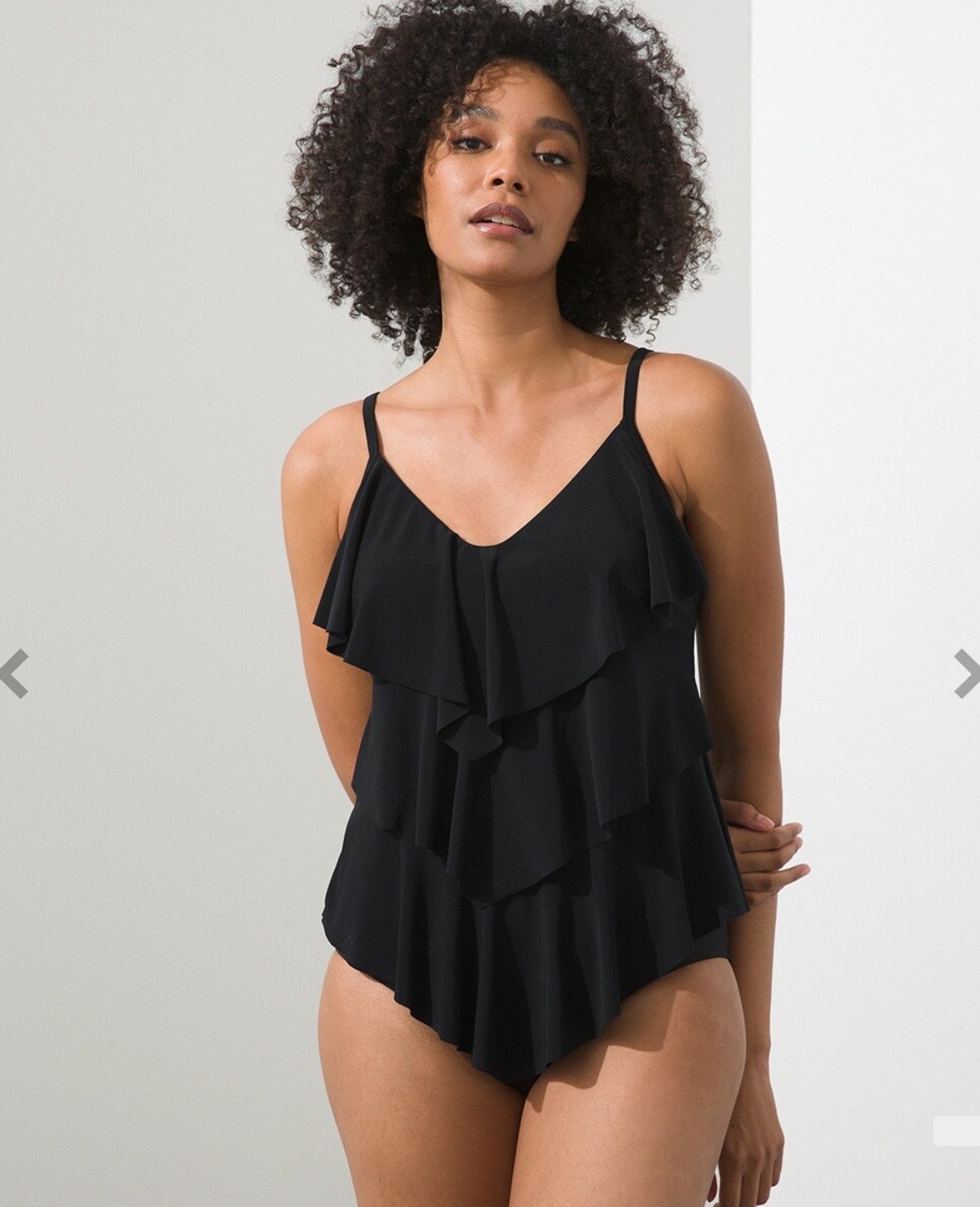 Magicsuit Solid Rita Tankini Top - 16 - Black